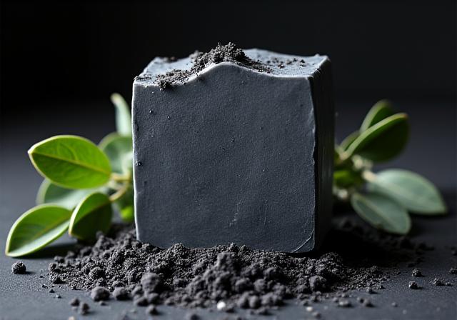 Activated charcoal tea tree detox soap
